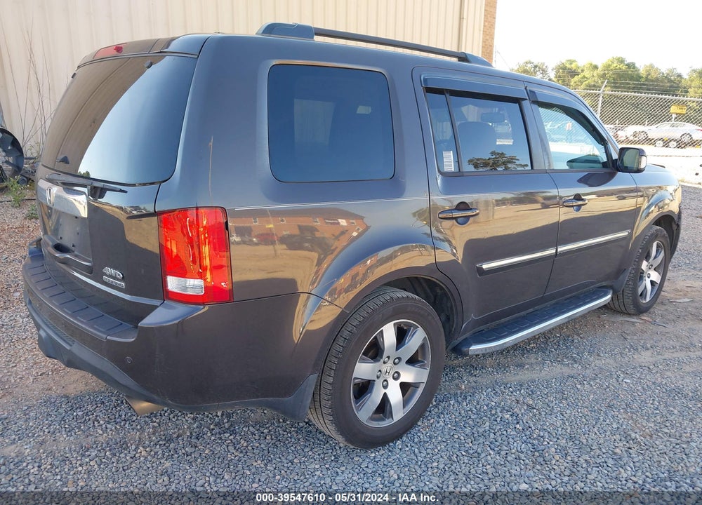 2013 HONDA PILOT TOURING VIN: 5FNYF4H99DB018399