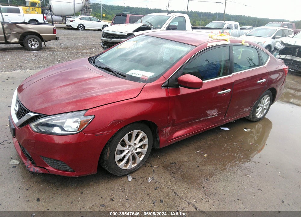 2019 NISSAN SENTRA SV VIN: 3N1AB7AP7KY254416