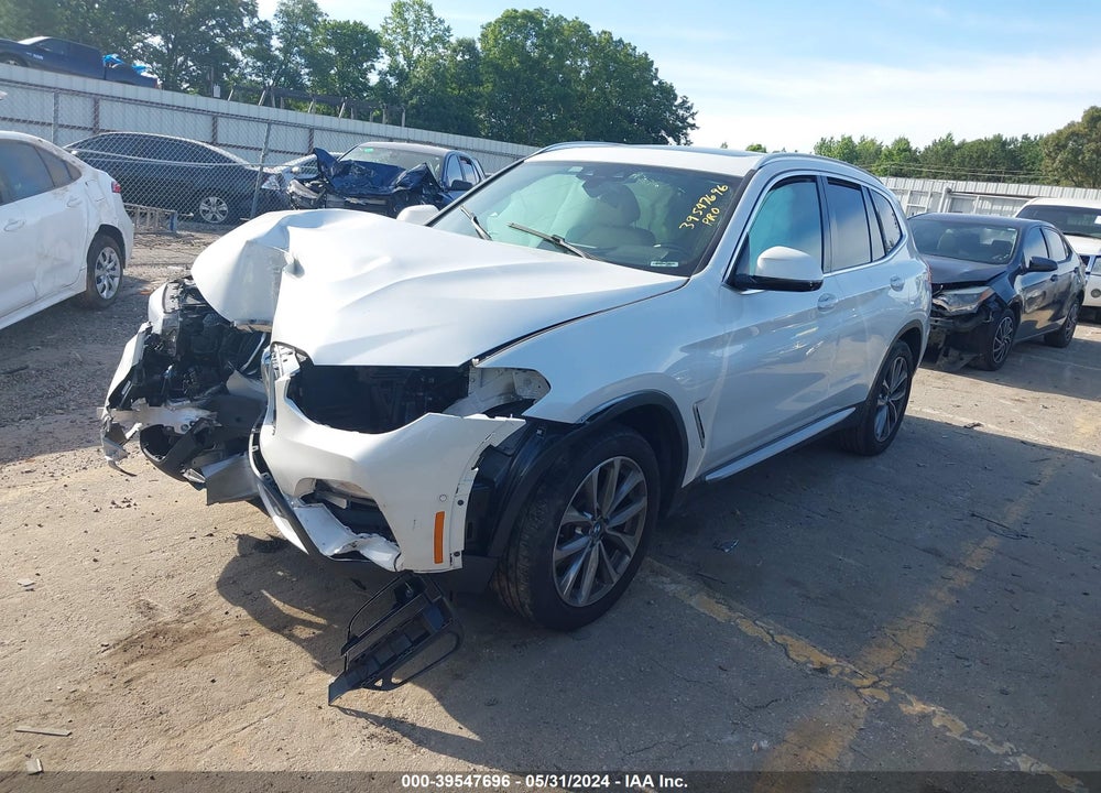 2019 BMW X3 SDRIVE30I VIN: 5UXTR7C54KLF25844