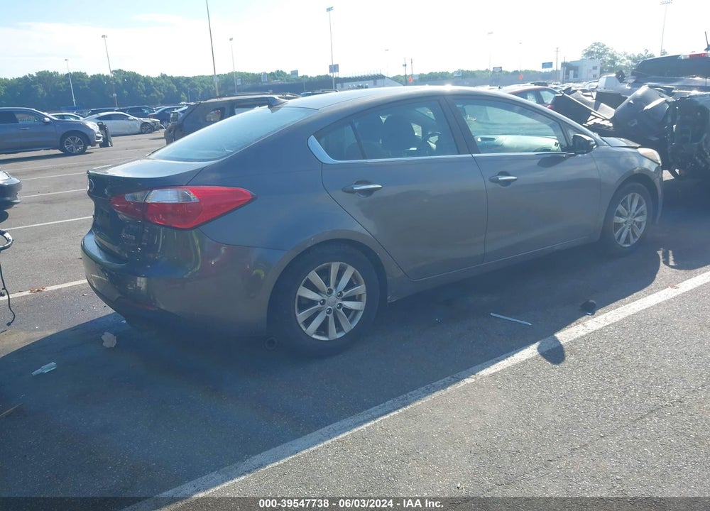 2014 KIA FORTE EX VIN: KNAFX4A81E5047255