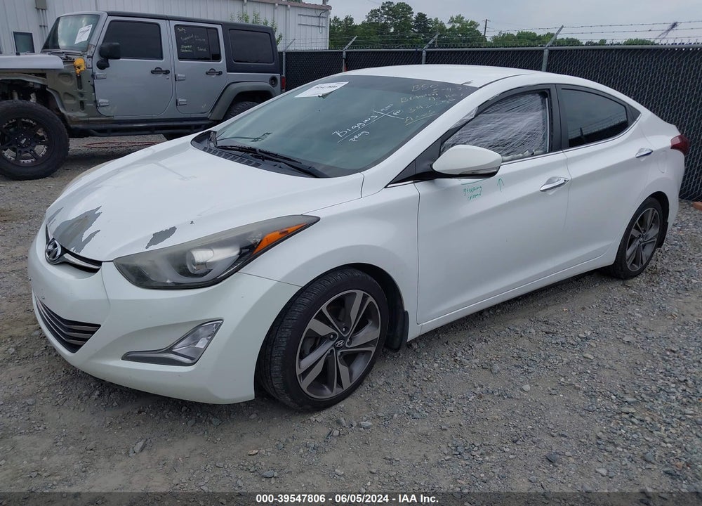 2014 HYUNDAI ELANTRA LIMITED VIN: 5NPDH4AE9EH459999