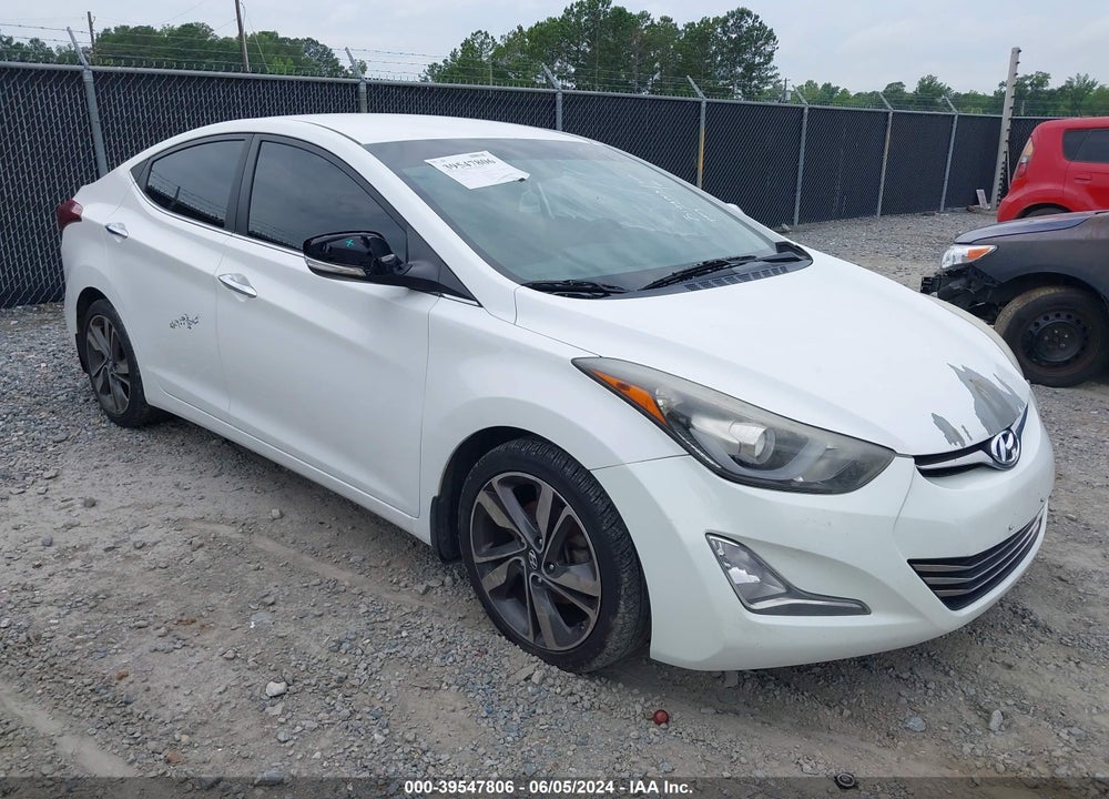 2014 HYUNDAI ELANTRA LIMITED VIN: 5NPDH4AE9EH459999
