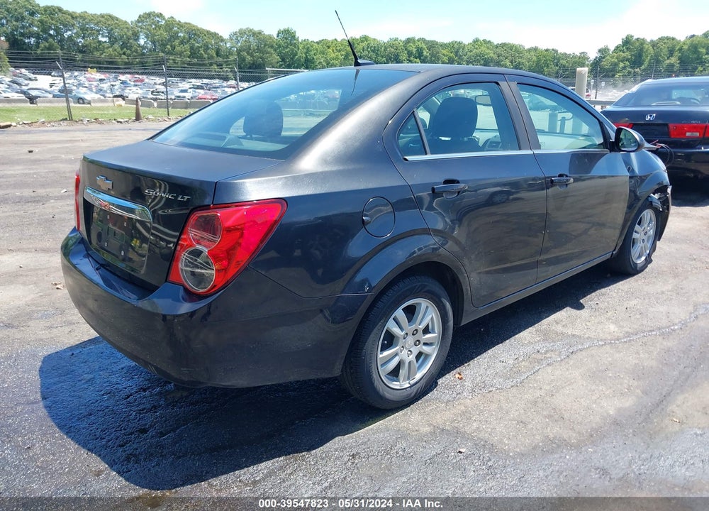 2014 CHEVROLET SONIC LT AUTO VIN: 1G1JC5SH9E4229443
