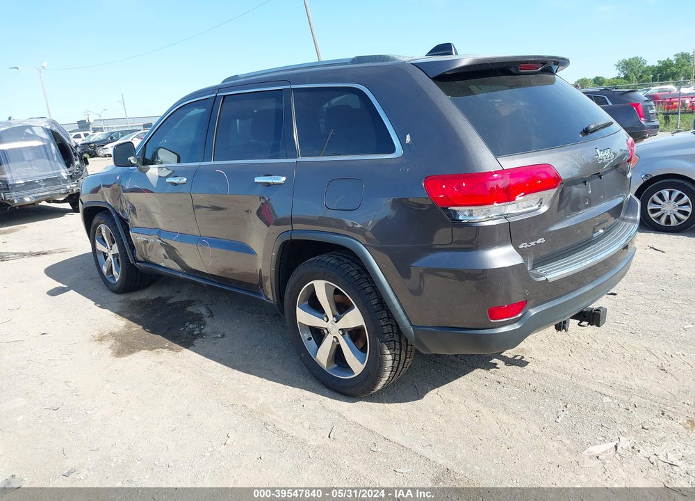 2015 CHEROKEE JEEP GRAND  LIMITED VIN: 1C4RJFBG3FC682266