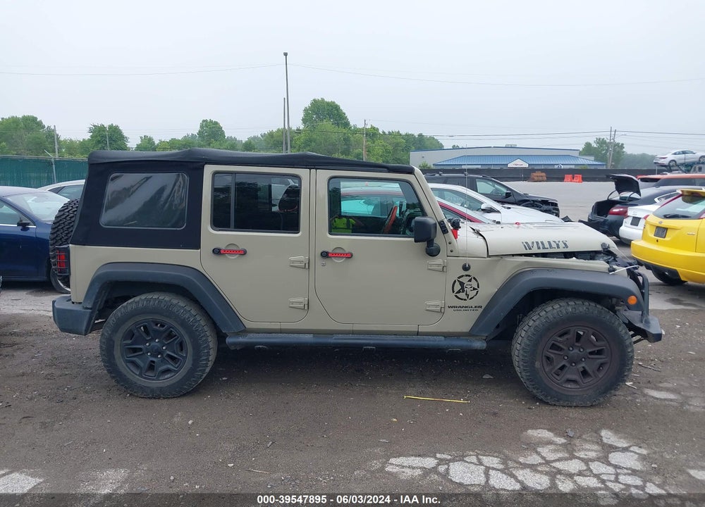 2017 JEEP WRANGLER UNLIMITED WILLY WHEELER 4X4 VIN: 1C4BJWDG2HL594861