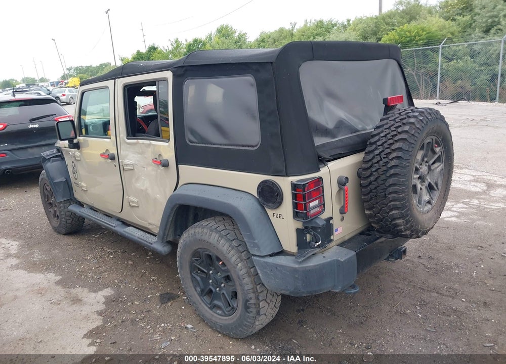 2017 JEEP WRANGLER UNLIMITED WILLY WHEELER 4X4 VIN: 1C4BJWDG2HL594861