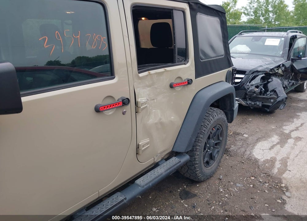 2017 JEEP WRANGLER UNLIMITED WILLY WHEELER 4X4 VIN: 1C4BJWDG2HL594861