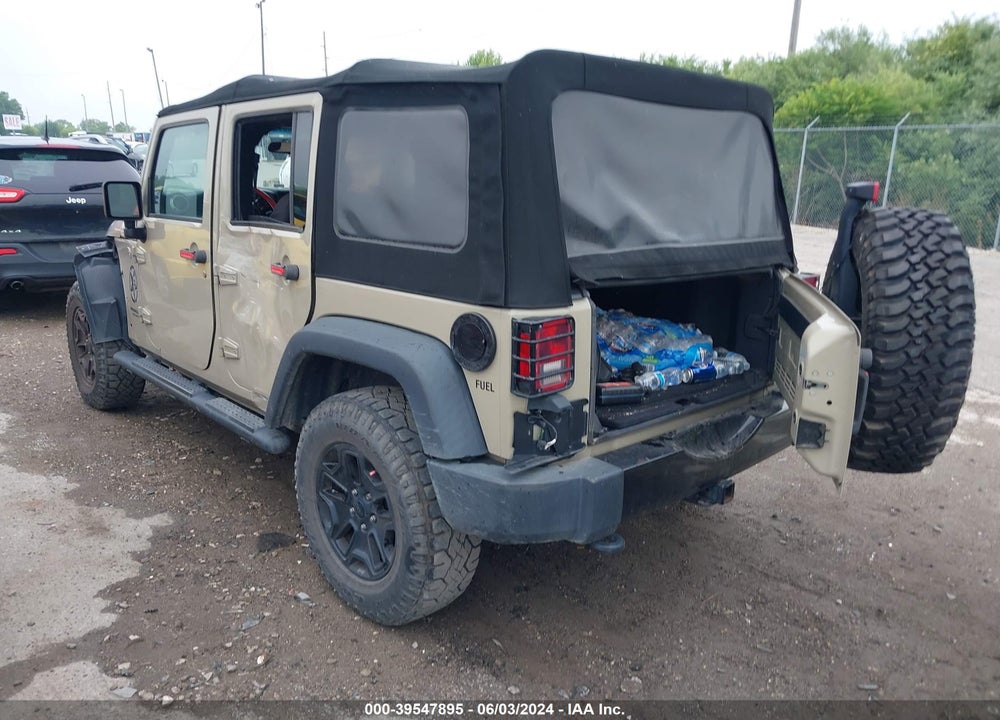 2017 JEEP WRANGLER UNLIMITED WILLY WHEELER 4X4 VIN: 1C4BJWDG2HL594861