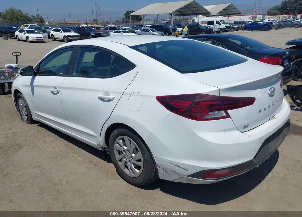 2020 HYUNDAI ELANTRA SE VIN: 5NPD74LF9LH603069