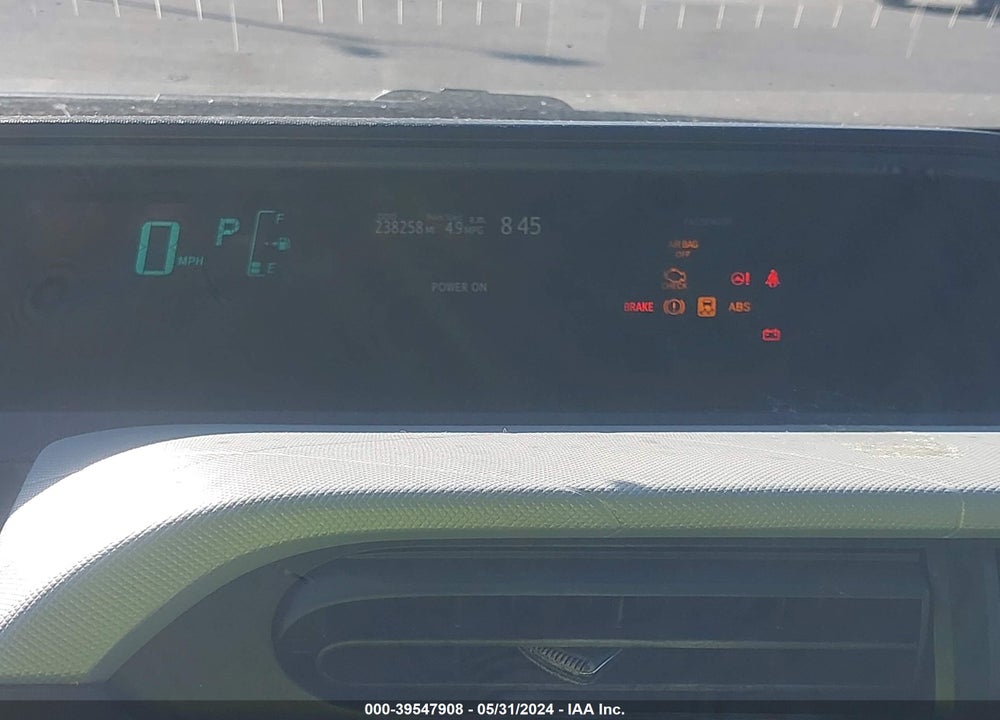 2012 TOYOTA PRIUS C THREE VIN: JTDKDTB30C1008152