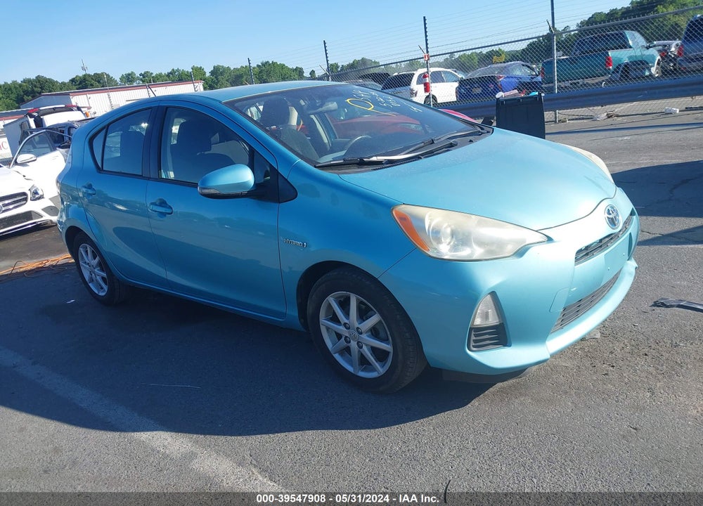 2012 TOYOTA PRIUS C THREE VIN: JTDKDTB30C1008152