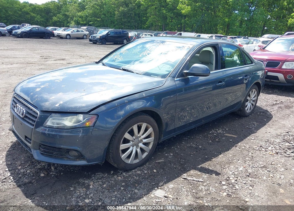 2009 AUDI A4 2.0T PREMIUM VIN: WAUSF78K19N038906