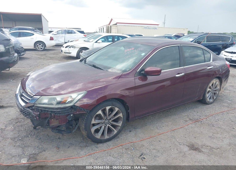2014 HONDA ACCORD SPORT VIN: 1HGCR2F56EA211871