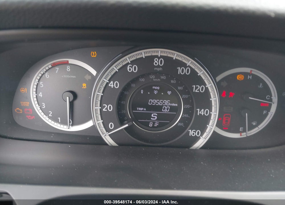 2015 HONDA ACCORD EX VIN: 1HGCR2F76FA146832