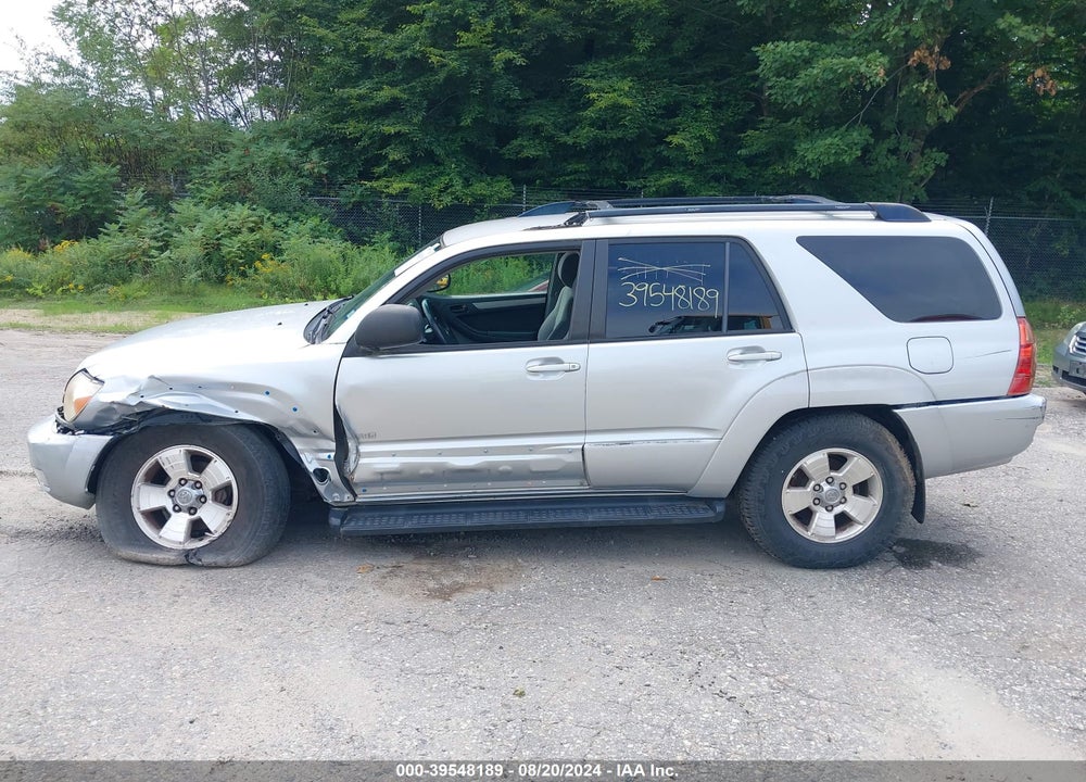 2005 TOYOTA 4RUNNER SR5 V6 VIN: JTEZU14R850057320