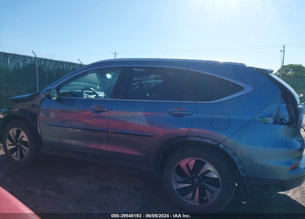 2016 HONDA CR-V TOURING VIN: 5J6RM4H95GL061739
