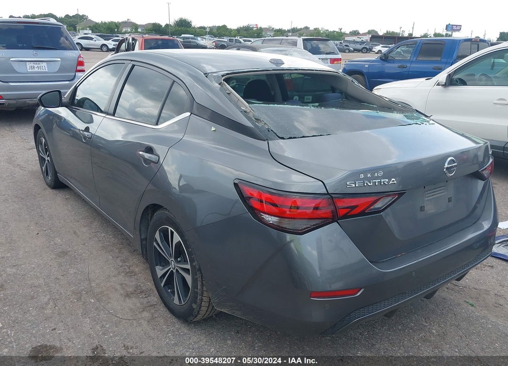 2021 NISSAN SENTRA SV XTRONIC CVT VIN: 3N1AB8CV9MY250596
