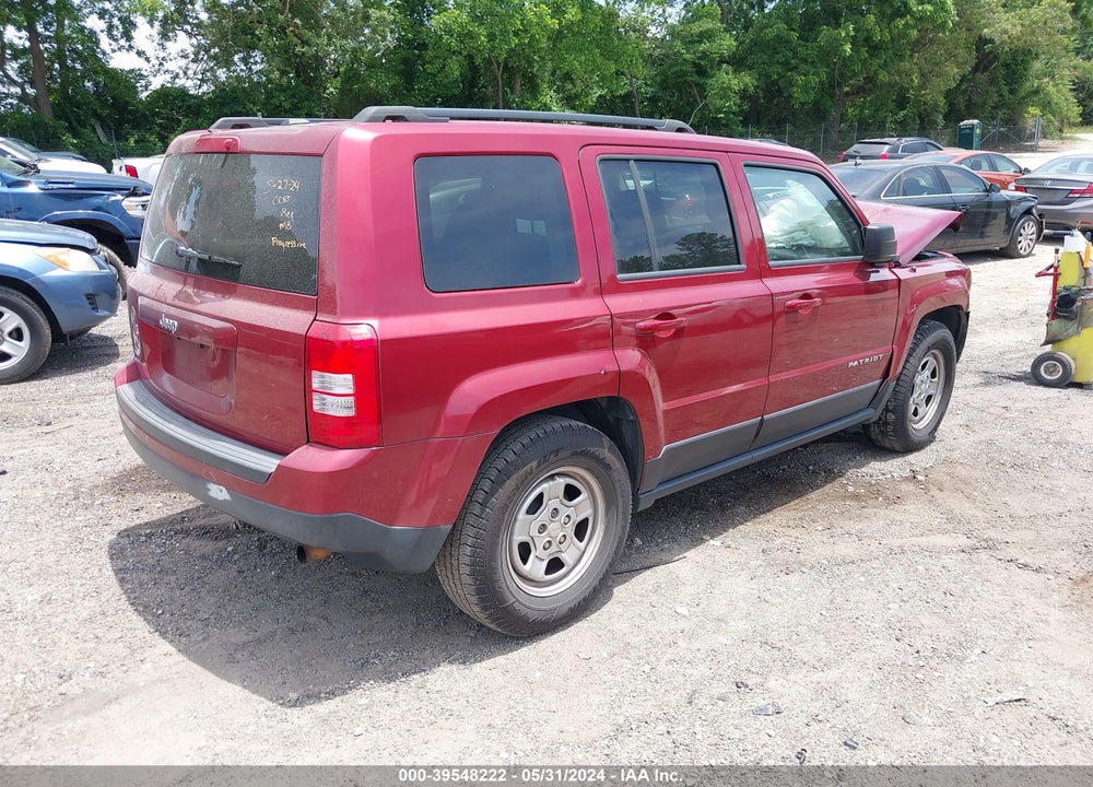 2017 JEEP PATRIOT SPORT FWD VIN: 1C4NJPBA8HD148094