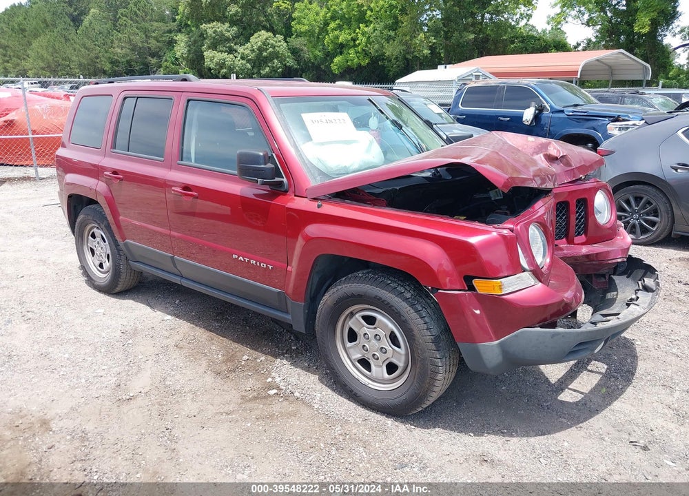 2017 JEEP PATRIOT SPORT FWD VIN: 1C4NJPBA8HD148094