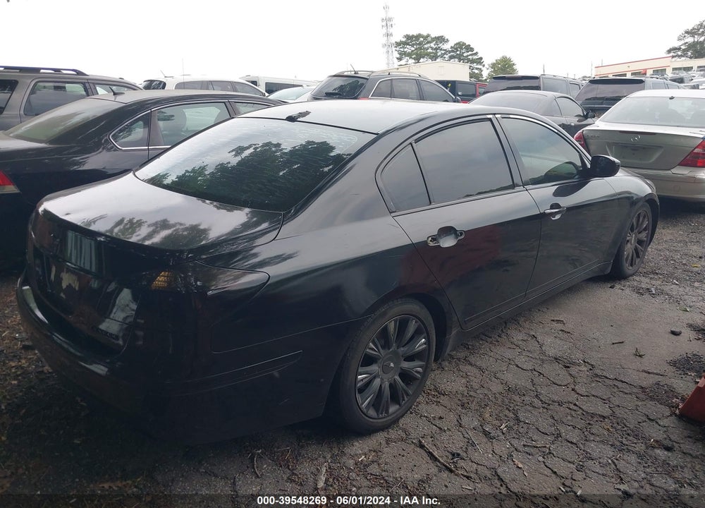 2009 HYUNDAI GENESIS 3.8 VIN: KMHGC46E99U058142