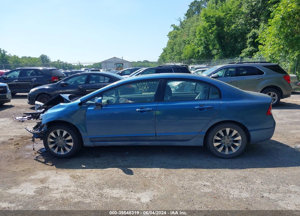 2011 HONDA CIVIC EX VIN: 2HGFA1F81BH535591