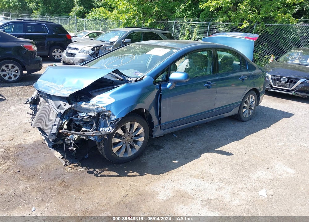 2011 HONDA CIVIC EX VIN: 2HGFA1F81BH535591