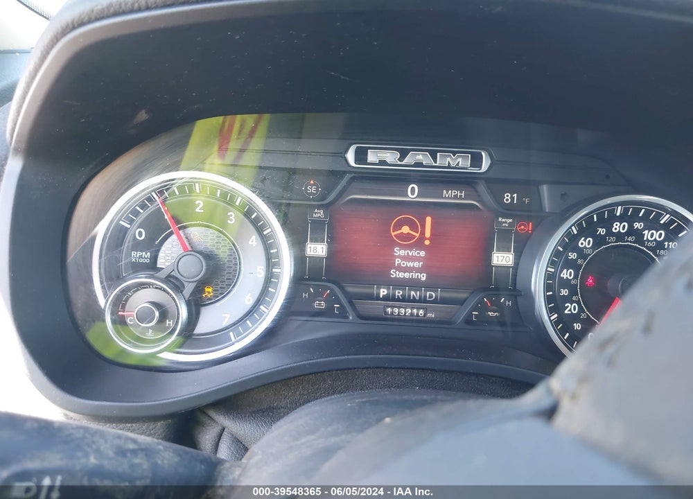 2019 RAM 1500 VIN: 1C6SRFDT1KN840873