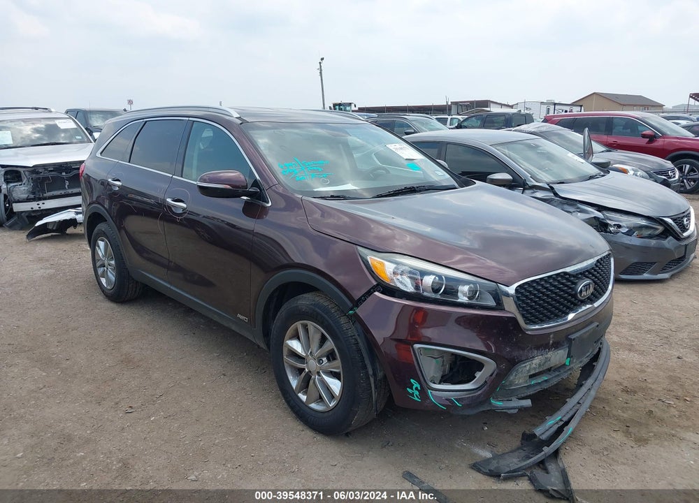 2016 KIA SORENTO 2.4L LX VIN: 5XYPGDA37GG080590