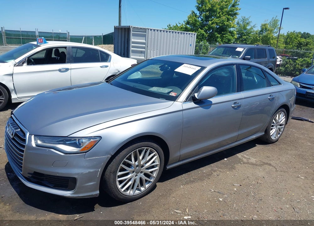2016 AUDI A6 2.0T PREMIUM PLUS VIN: WAUGFAFC0GN179610