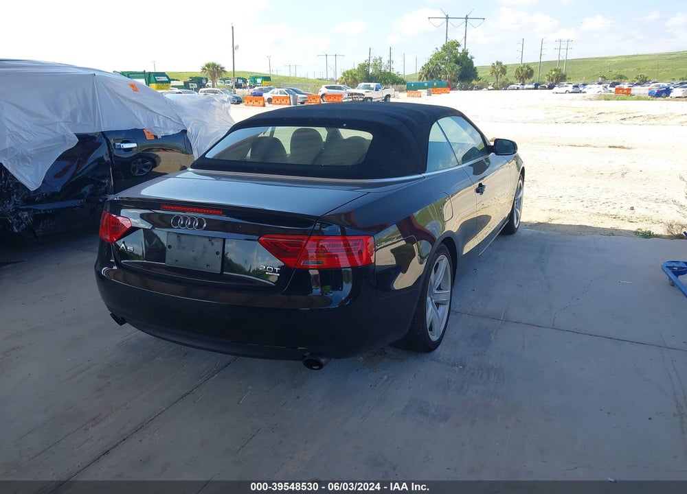 2014 AUDI A5 2.0T PREMIUM VIN: WAULFAFH8EN003282