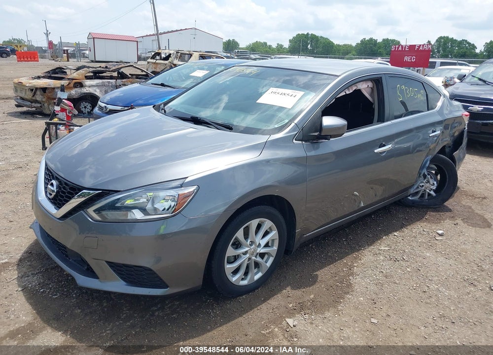 2018 NISSAN SENTRA SV VIN: 3N1AB7AP3JY217121