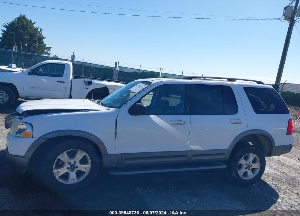 2003 FORD EXPLORER NBX/XLT VIN: 1FMZU63K63ZB04757