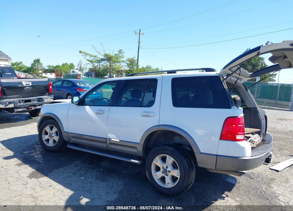 2003 FORD EXPLORER NBX/XLT VIN: 1FMZU63K63ZB04757
