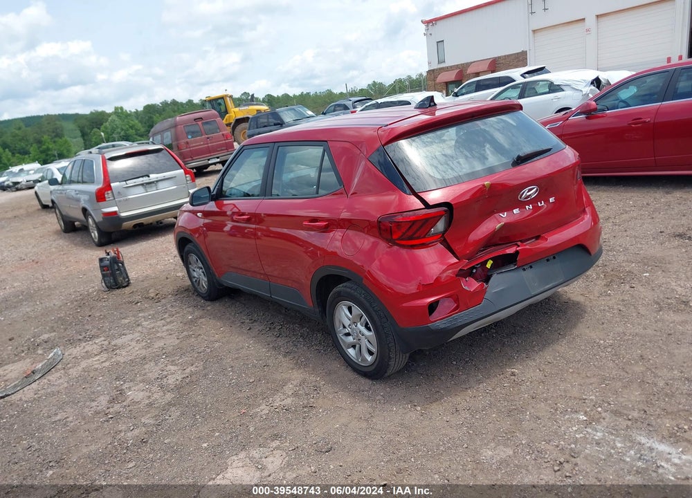 2022 HYUNDAI VENUE SE VIN: KMHRB8A33NU186105
