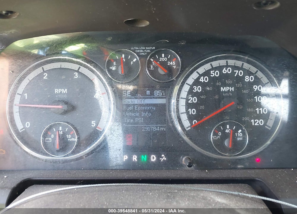 2010 DODGE RAM 2500 SLT VIN: 3D7UT2HL5AG153012