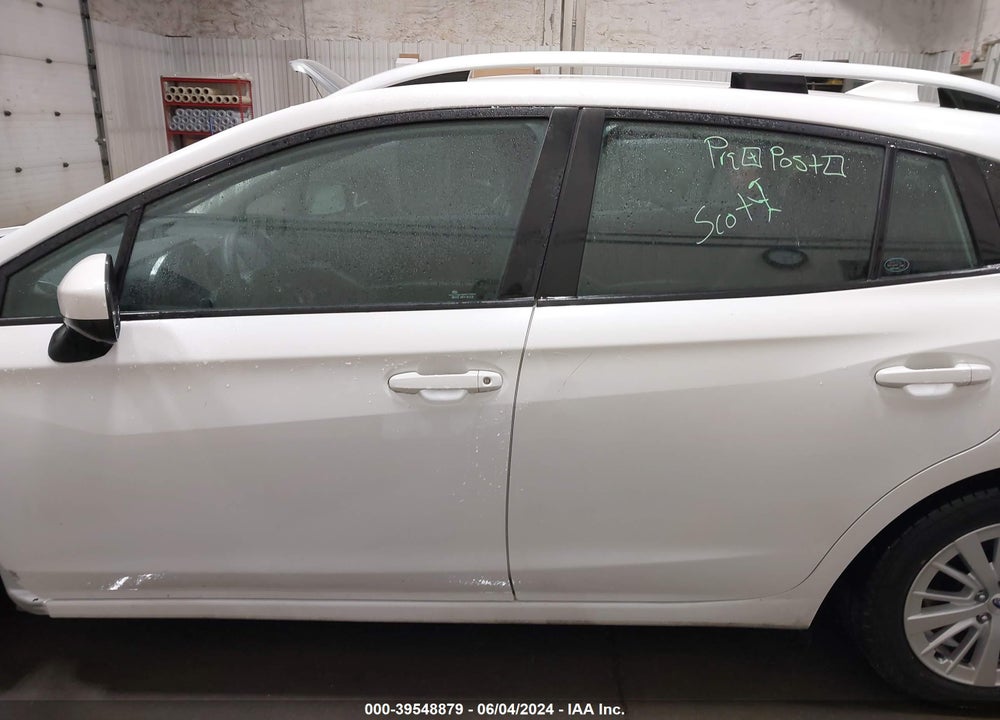 2018 SUBARU IMPREZA 2.0I PREMIUM VIN: 4S3GTAB64J3740826