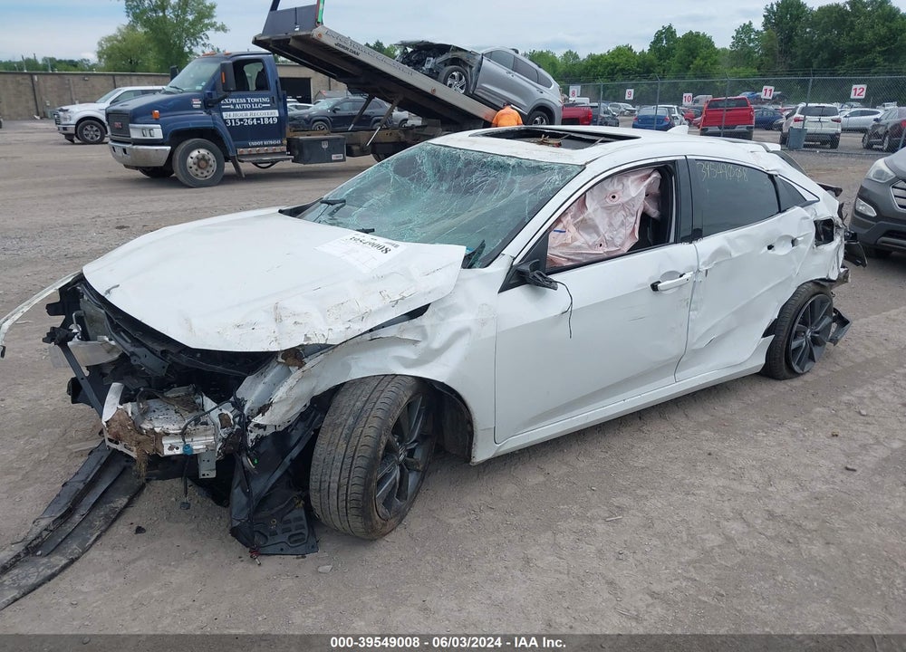 2020 HONDA CIVIC EX-L VIN: SHHFK7H83LU406771