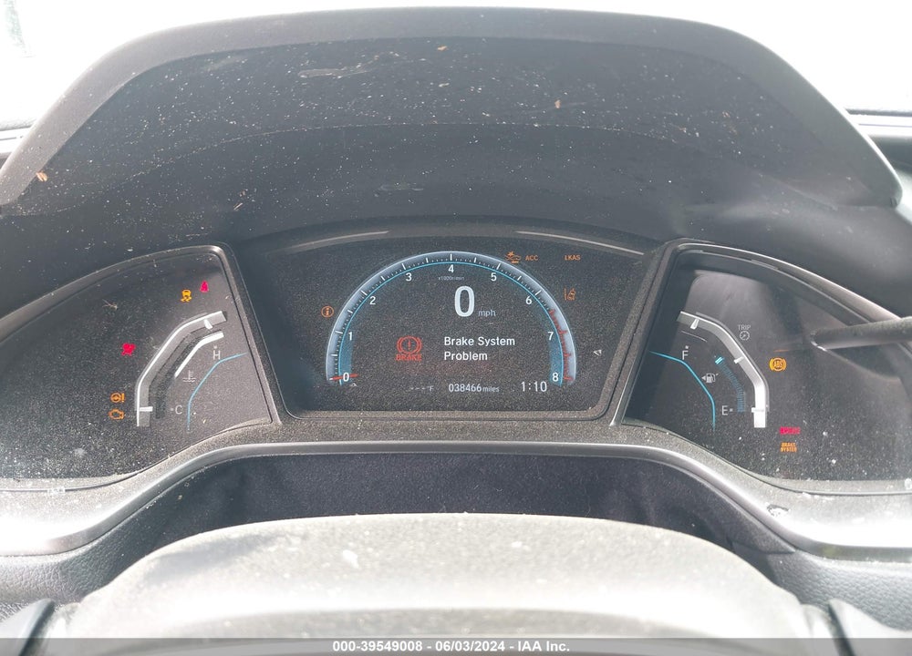 2020 HONDA CIVIC EX-L VIN: SHHFK7H83LU406771