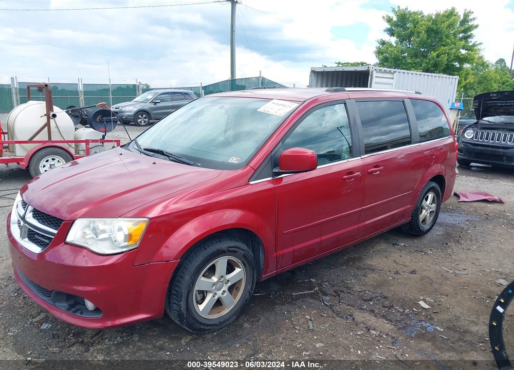 2011 DODGE GRAND CARAVAN CREW VIN: 2D4RN5DGXBR661365
