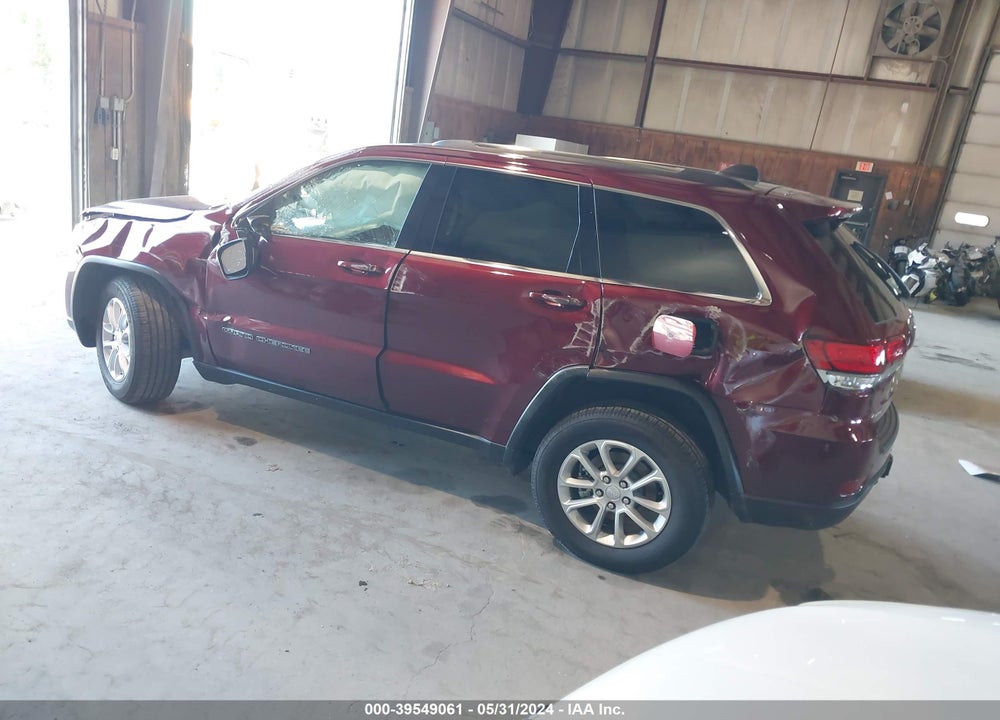 2021 JEEP GRAND CHEROKEE LAREDO E 4X4 VIN: 1C4RJFAG1MC788410