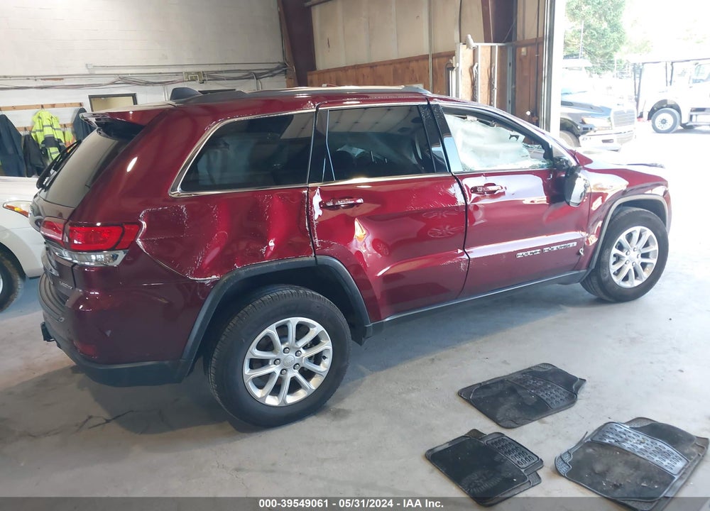 2021 JEEP GRAND CHEROKEE LAREDO E 4X4 VIN: 1C4RJFAG1MC788410