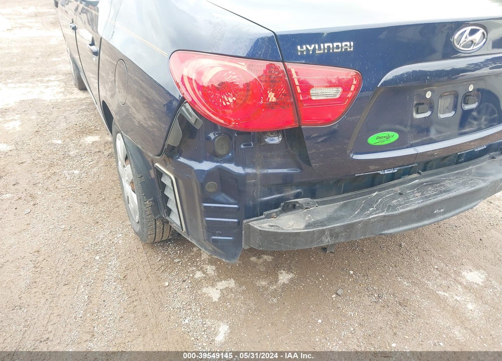 2009 HYUNDAI ELANTRA GLS VIN: KMHDU46D49U629771