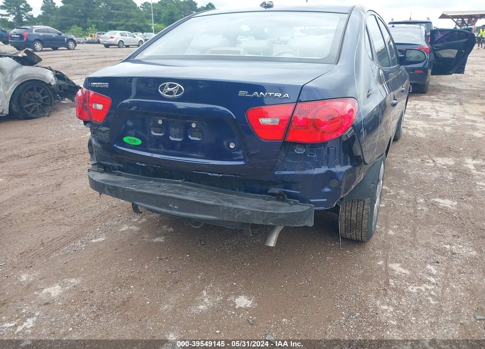 2009 HYUNDAI ELANTRA GLS VIN: KMHDU46D49U629771