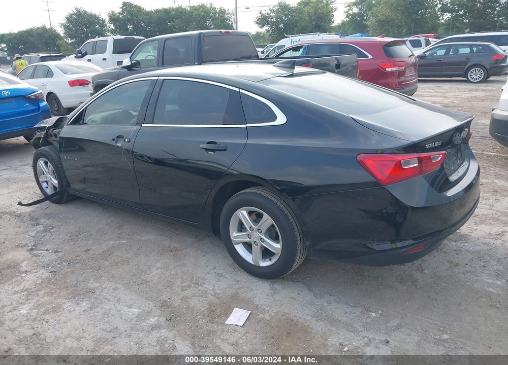 2022 CHEVROLET MALIBU FWD LS VIN: 1G1ZB5ST1NF190183