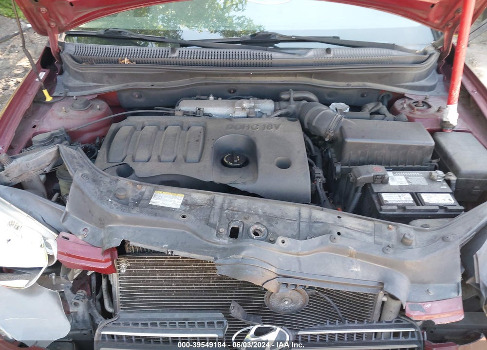 2010 HYUNDAI ACCENT GLS VIN: KMHCN4AC3AU487442