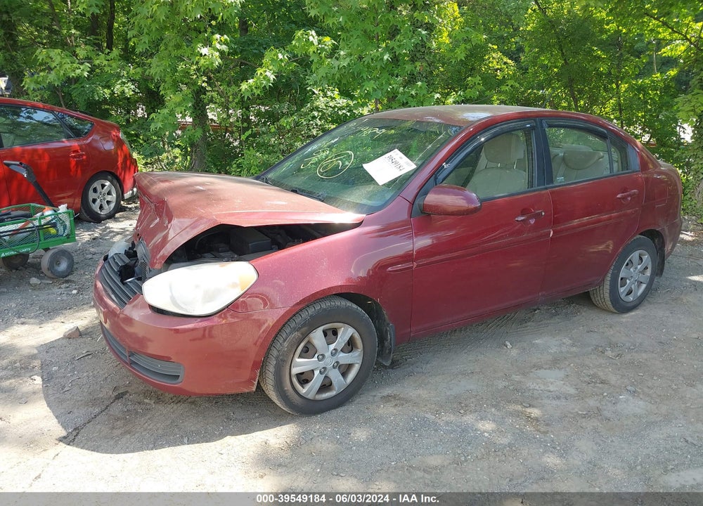 2010 HYUNDAI ACCENT GLS VIN: KMHCN4AC3AU487442