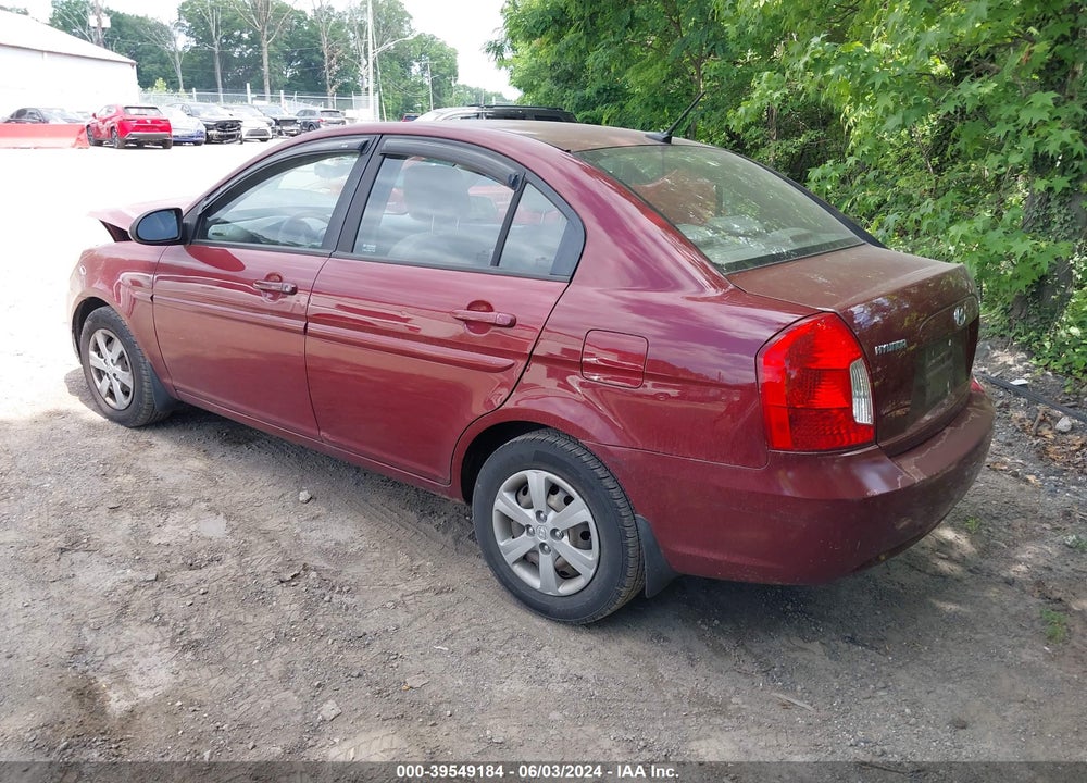 2010 HYUNDAI ACCENT GLS VIN: KMHCN4AC3AU487442