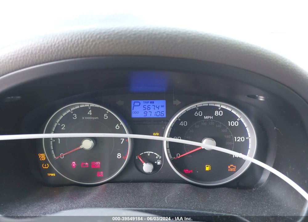 2010 HYUNDAI ACCENT GLS VIN: KMHCN4AC3AU487442