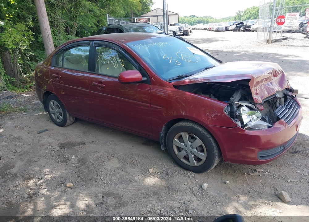 2010 HYUNDAI ACCENT GLS VIN: KMHCN4AC3AU487442