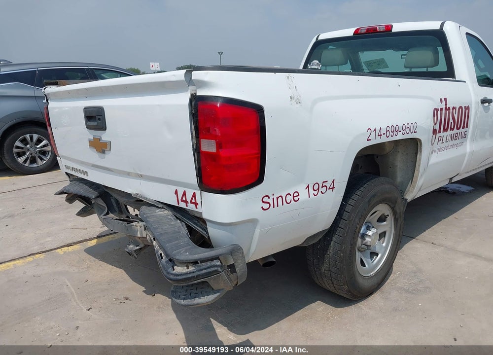 2016 CHEVROLET SILVERADO 1500 WT VIN: 1GCNCNEH0GZ319574